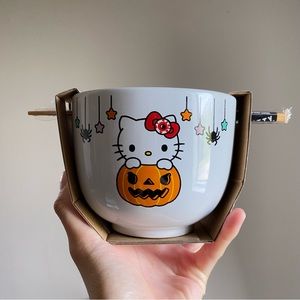 Hello kitty halloween chopstick bowl